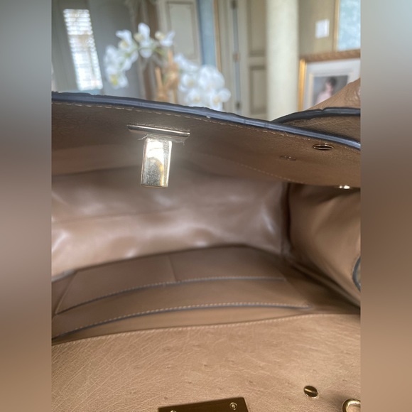 Ostrich brown bag - Picture 8 of 10